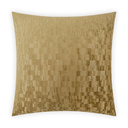 D.V. Kap Sector Wheat Brown Throw Pillow With Insert