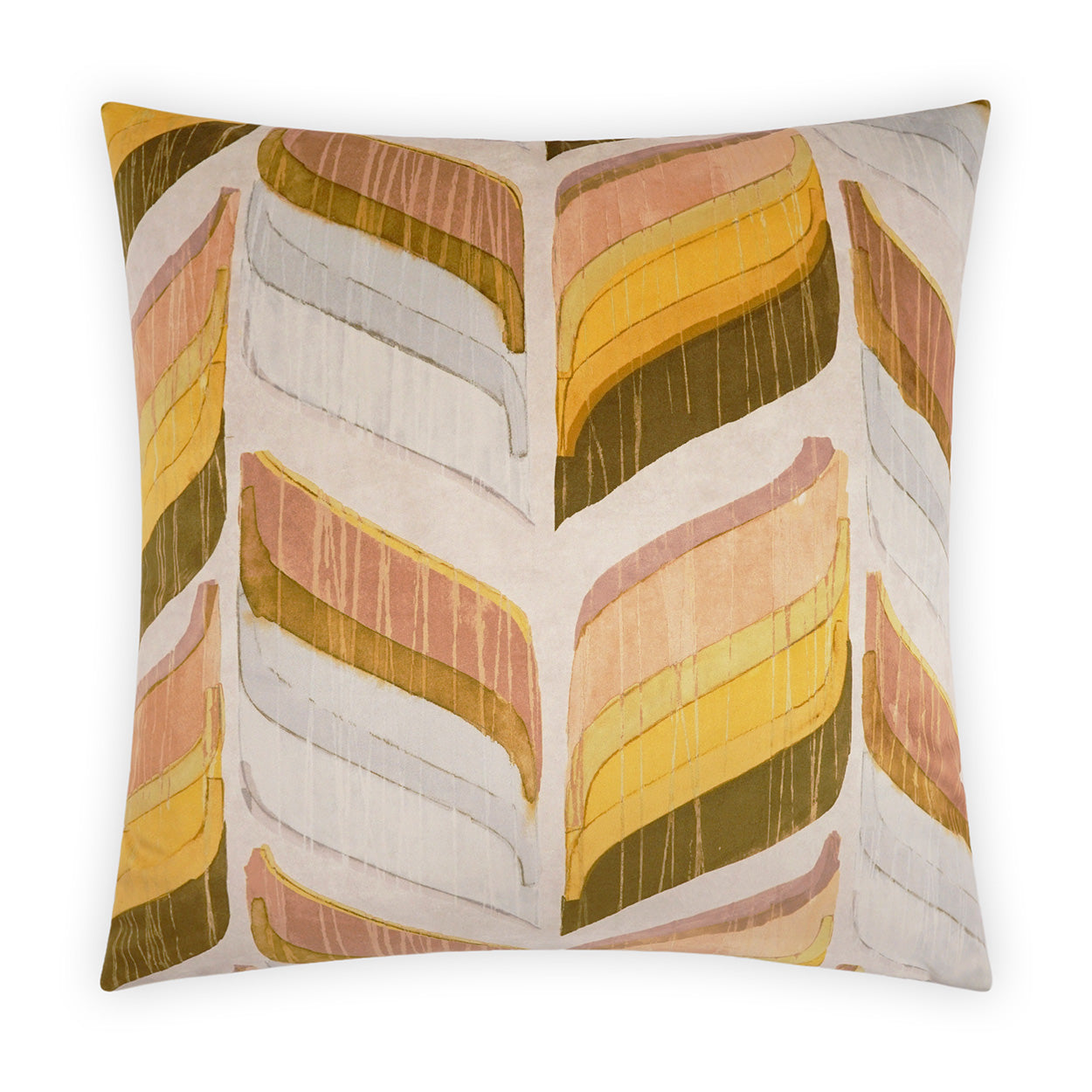 Uriel Yellow Throw Pillow With Insert