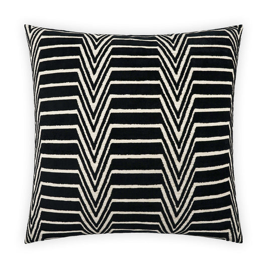 D.V. Kap Evora Jet Black Throw Pillow With Insert