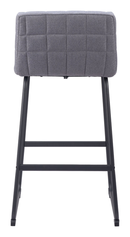 Pago Barstool (Set of 2) Gray