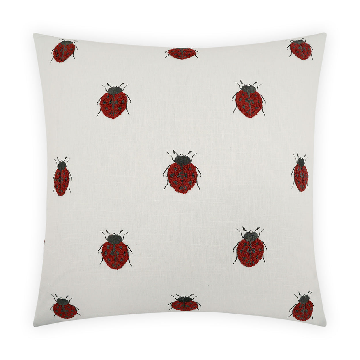 Lady Luck Red Throw Pillow With Insert