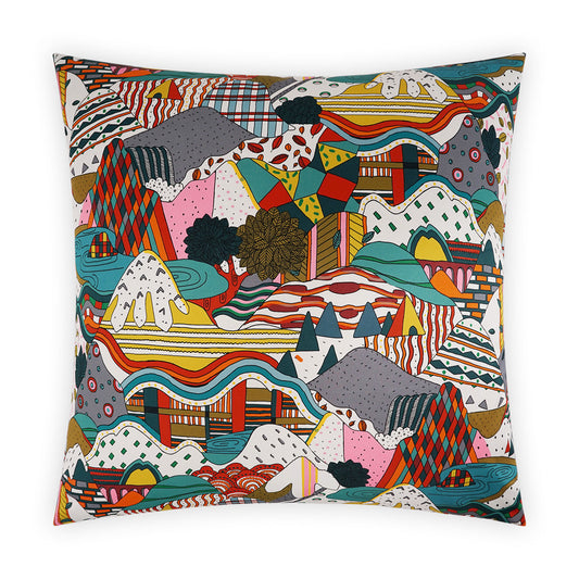D.V. Kap Gulliver Multi Color Throw Pillow With Insert