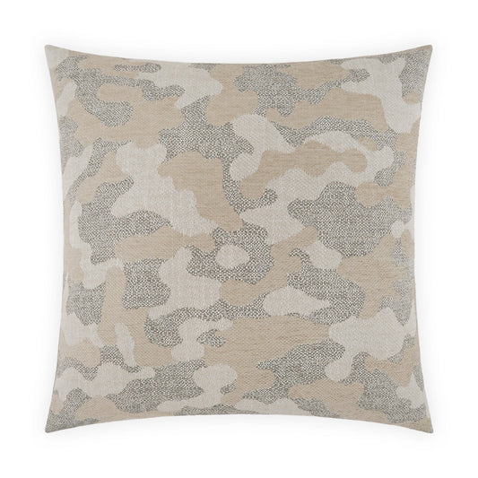 D.V. Kap Waxman Brown Throw Pillow With Insert