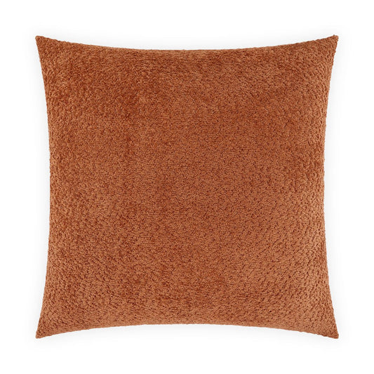 D.V. Kap Snuggle Rust Brown Throw Pillow With Insert