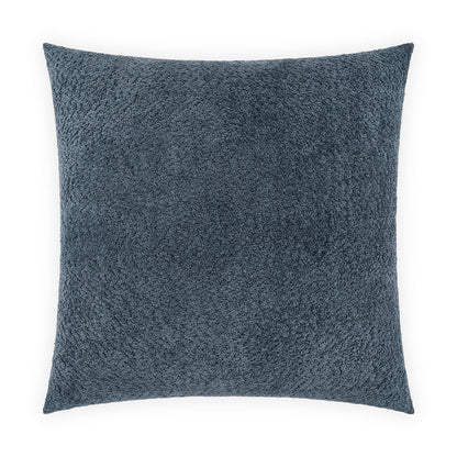 Snuggle Sapphire Blue Throw Pillow With Insert