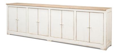 Eight Is Enough Extra Wide Sideboard Whitewash