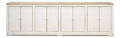 Eight Is Enough Extra Wide Sideboard Whitewash