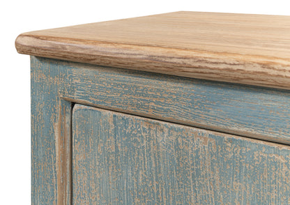 Eight Is Enough Extra Wide Sideboard Antique Blue