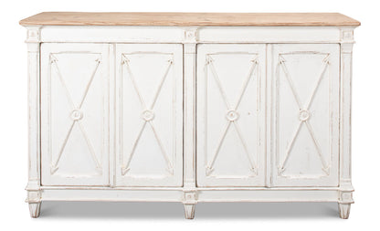 Marksman Sideboard Whitewash Finish