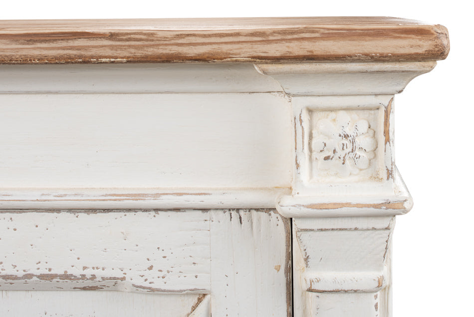 Marksman Sideboard Whitewash Finish