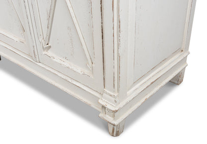 Marksman Sideboard Whitewash Finish