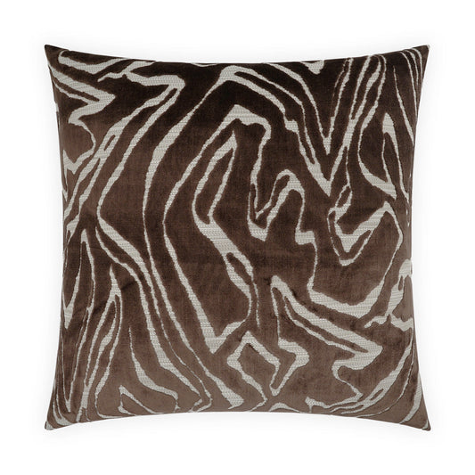 D.V. Kap Zuniga Chocolate Brown Throw Pillow Insert