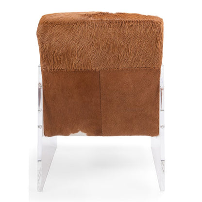 Holloway Armchair Unique Cowhide Accent Chair