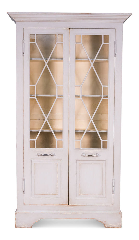 The Kentucky Bourbon Curio Glass Doors With Drawers