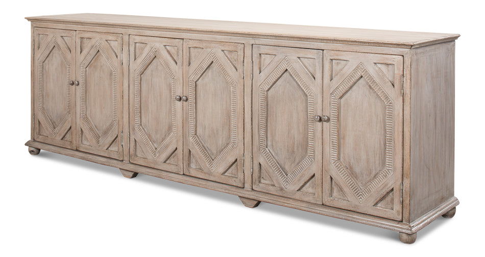 Six Diamonds Sideboard French Grey