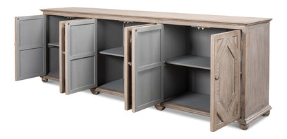 Six Diamonds Sideboard French Grey