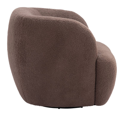 Govan Swivel Chair Brown