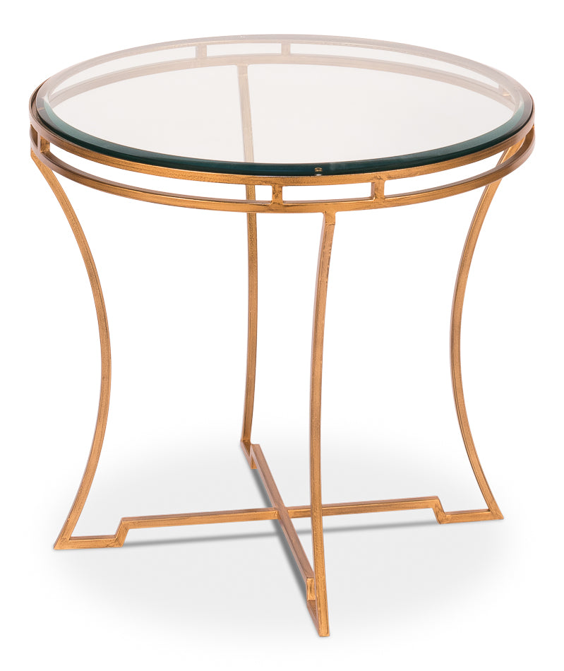 The Money Table Round End Table