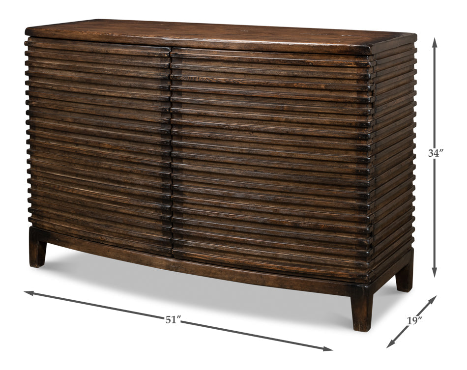 Ribbed Remington Small Sideboard