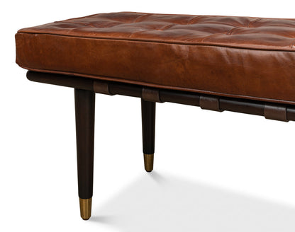 Prince Albert Bench Natural Leather