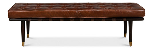 Prince Albert Bench Natural Leather