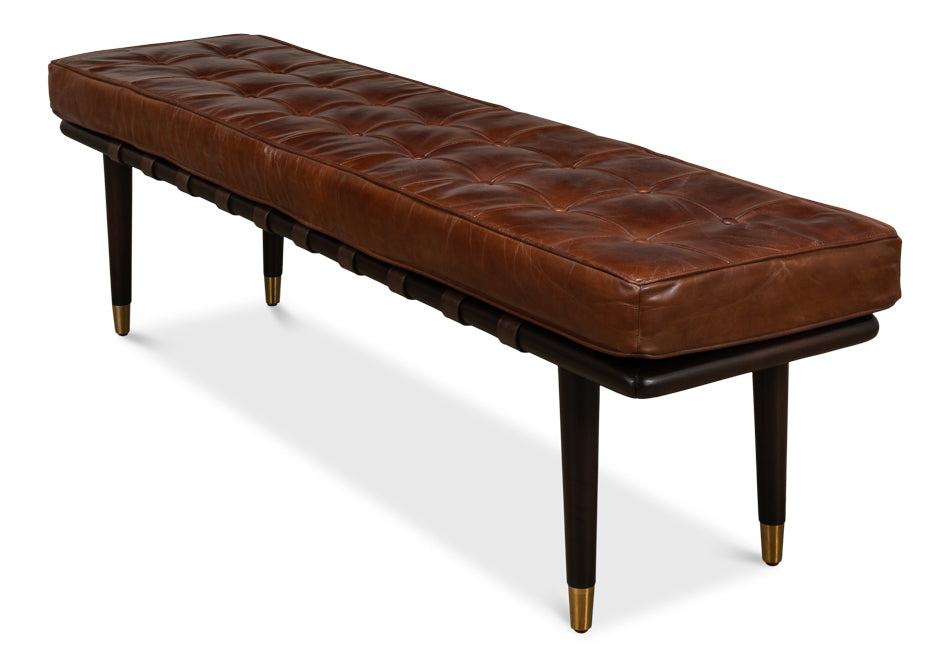 Prince Albert Bench Natural Leather