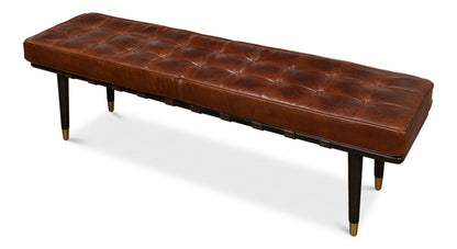 Prince Albert Bench Natural Leather