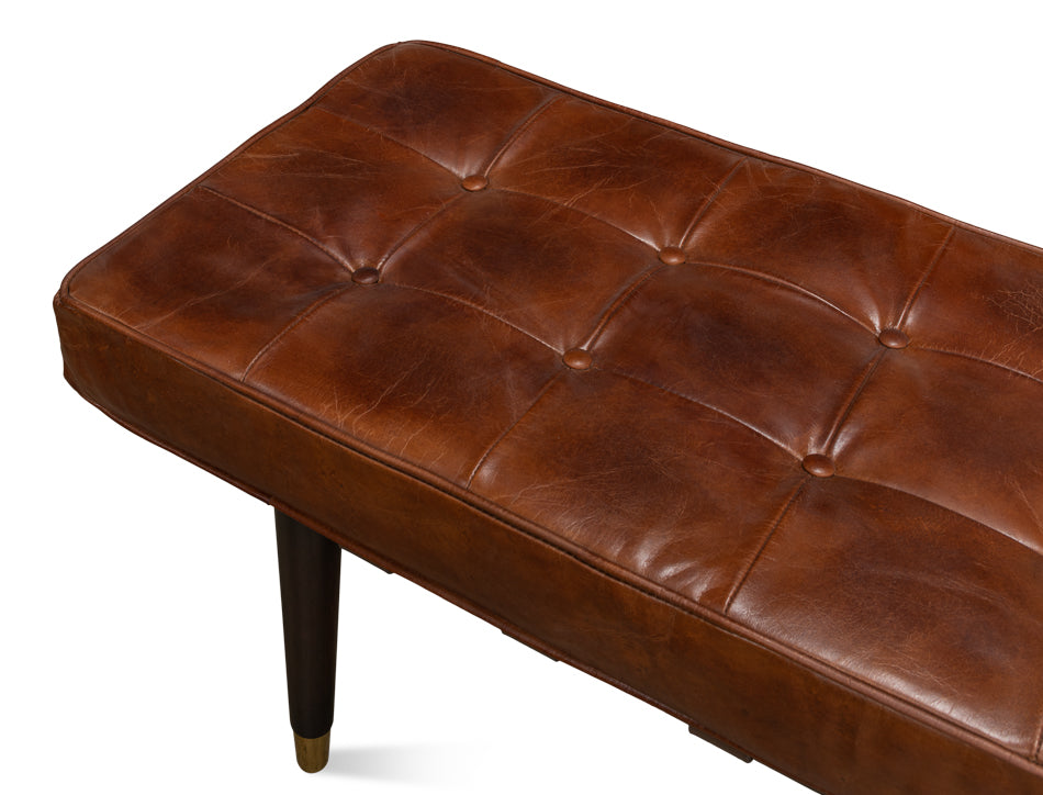 Prince Albert Bench Natural Leather