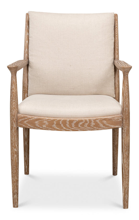 Tugen Cream Dining Armchair