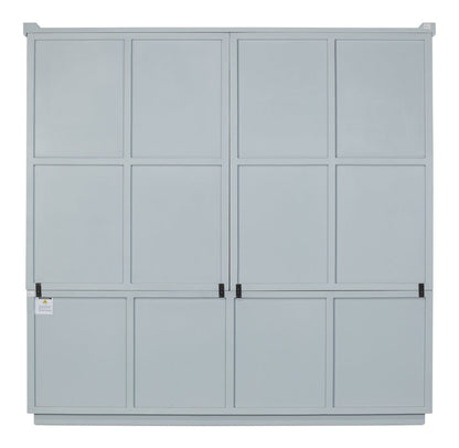 Maldives 4 Glass Doors Bookcase Eros Blue