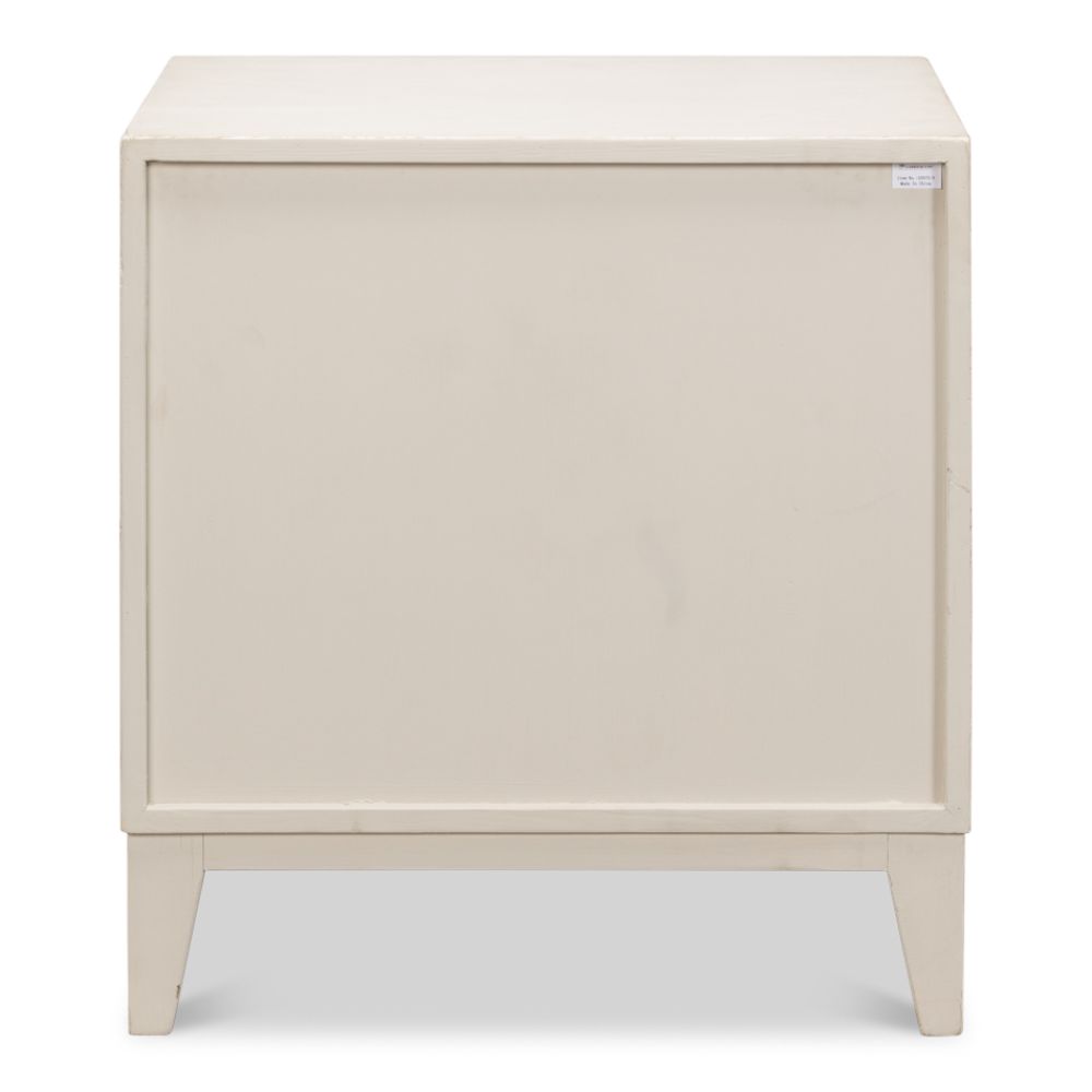 Willow 3 Drawer Commode Antique White