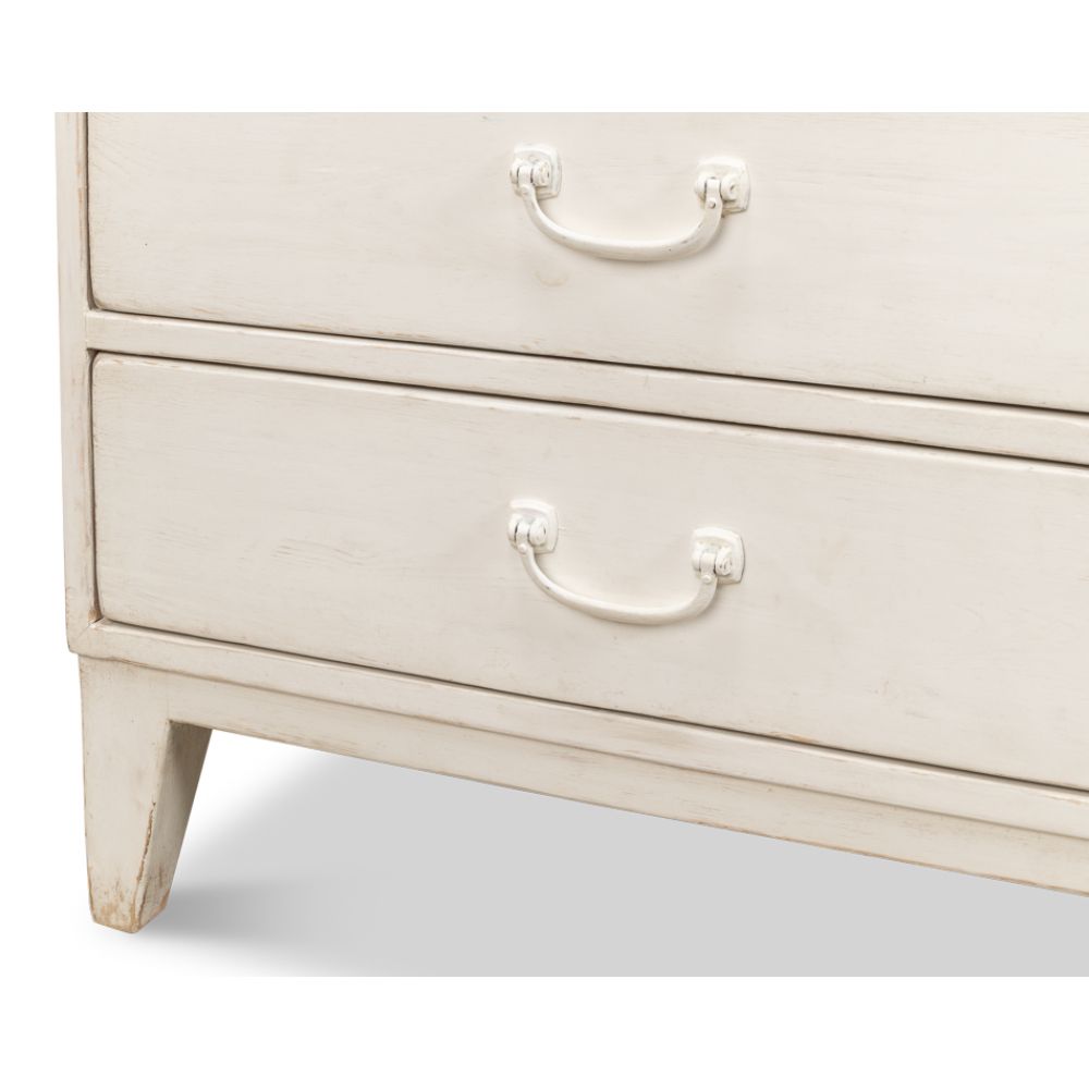 Willow 3 Drawer Commode Antique White