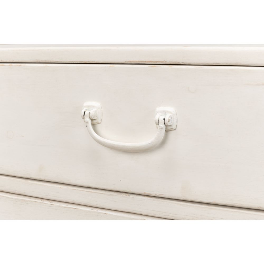 Willow 3 Drawer Commode Antique White