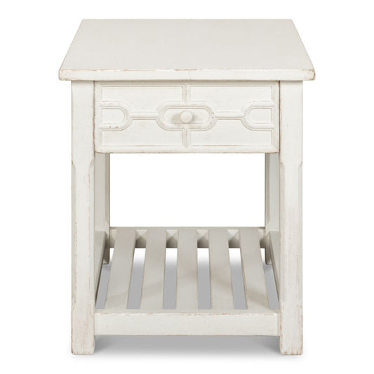 Isla Side Table Antique White