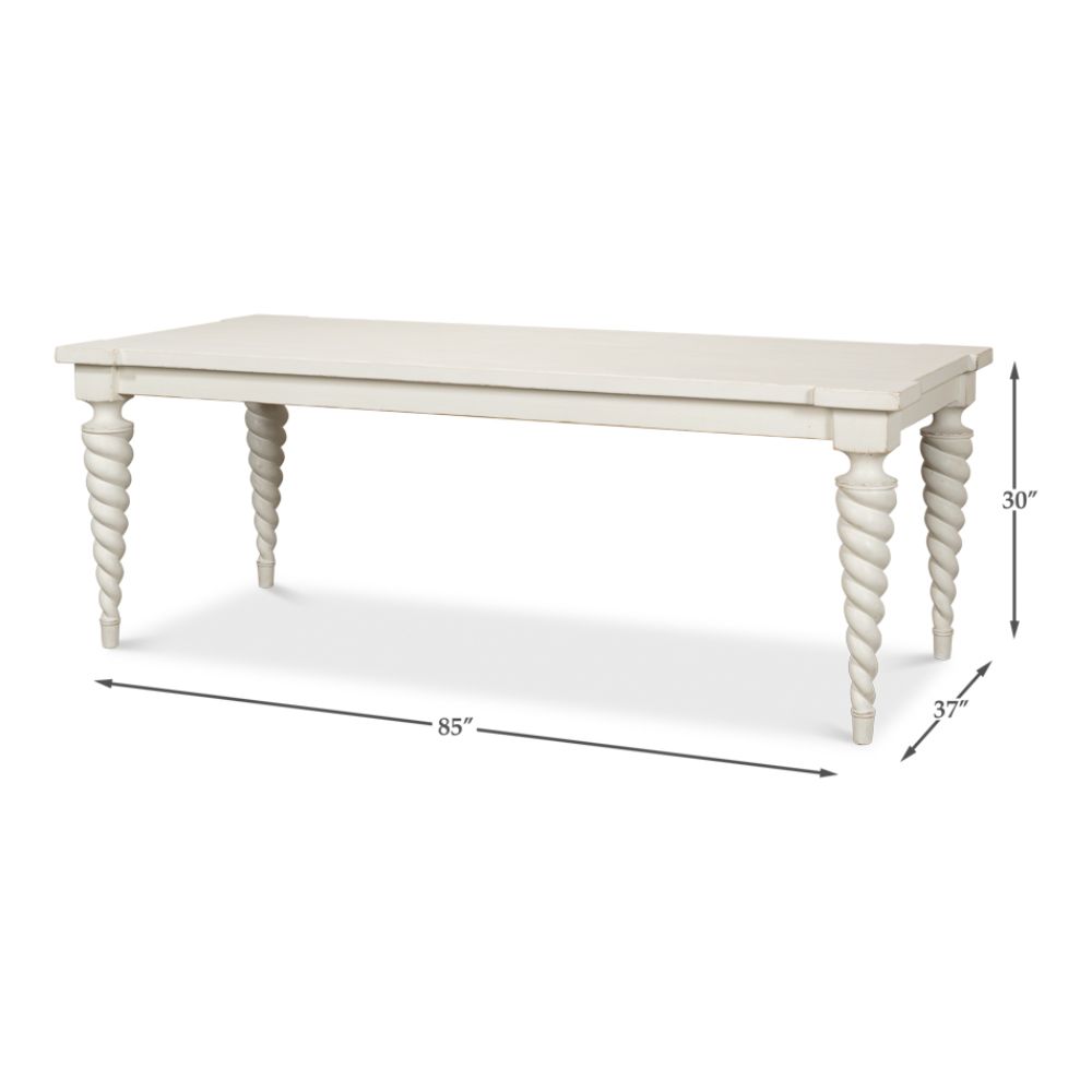 Teagan Dining Table Antique White