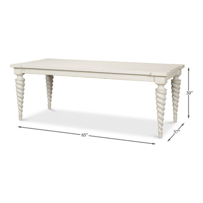 Teagan Dining Table Antique White