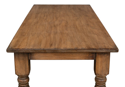 Gabby Dining Table Brown Seats 6