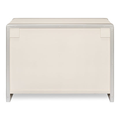 Textures Commode White 3 Drawers Chest