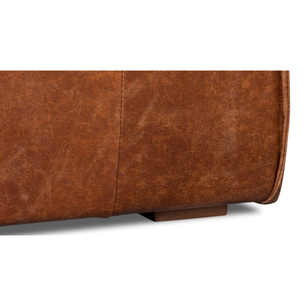 Harland Sofa Light Brown Leather