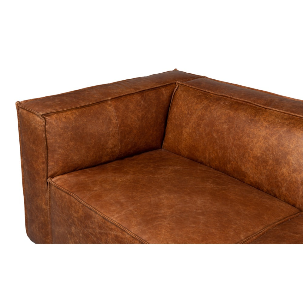 Harland Sofa Light Brown Leather