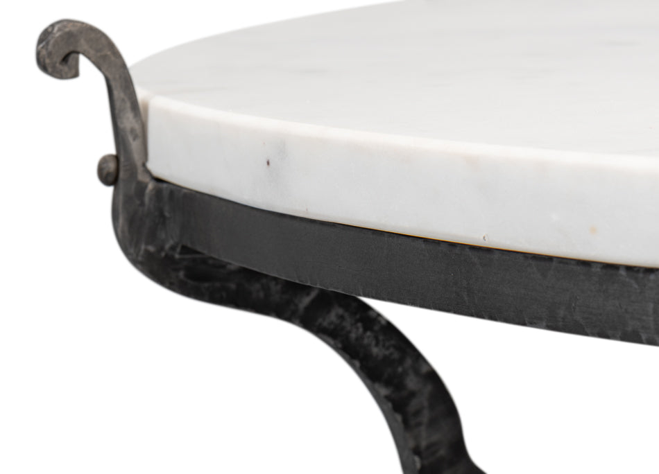 Marylin Square Coffee Table With Marble Top