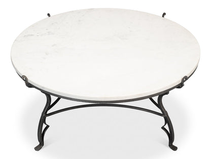 Marylin Square Coffee Table With Marble Top