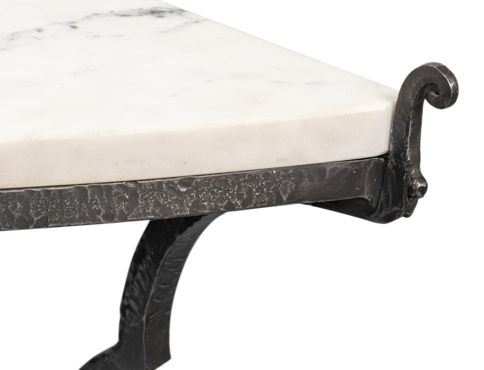 Marylin Demilune With Marble Top