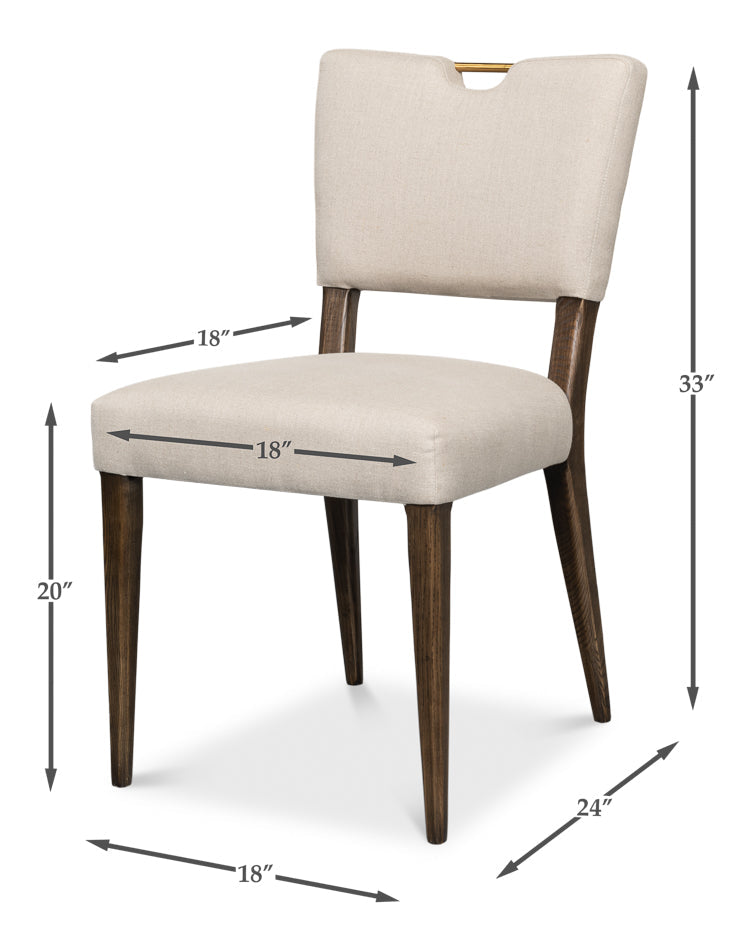 Landon Dining Chairs Set of 2 Linen