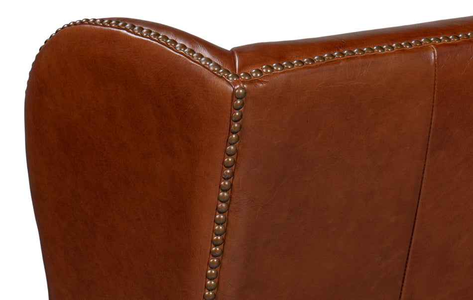 London Dry Leather Club Chair