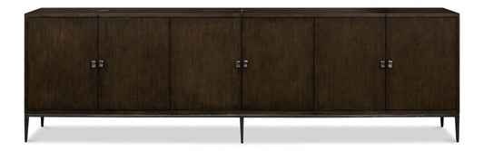 Extra Long Sideboard Buffet Barton Cabinet Artisan Grey