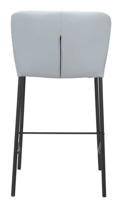 Linz Counter Stool (Set of 2) Gray