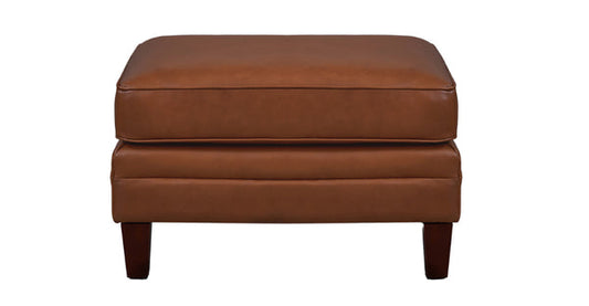 Leather Ottoman American Crafted Elegance Collection