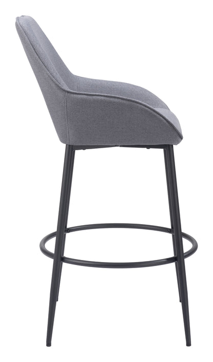 Vila Barstool (Set of 2) Gray