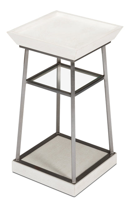 Hunt Country Drink Table Working White